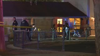 Several children witness stabbing at apartment; man also shot, police say