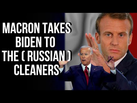 It seems Emmanuel Macron has had enough of Joe Biden