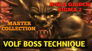 HOW TO DEFEAT VOLF BOSS EASILY | TECHNIQUES | NINJA GAIDEN SIGMA 2 | MASTER COLLECTION 2021 | TIPS