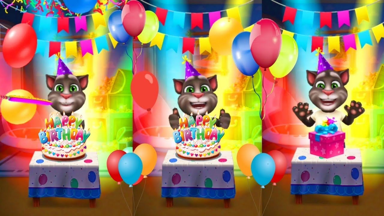 🎉 Happy Birthday 🎂 My Talking Tom 🥳 Level 30🎈 YouTube
