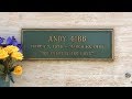 FAMOUS GRAVE TOUR: Teen Idol Andy Gibb In Forest Lawn Cemetery, Hollywood Hills, CA