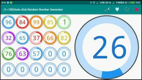 Random Number android app demo