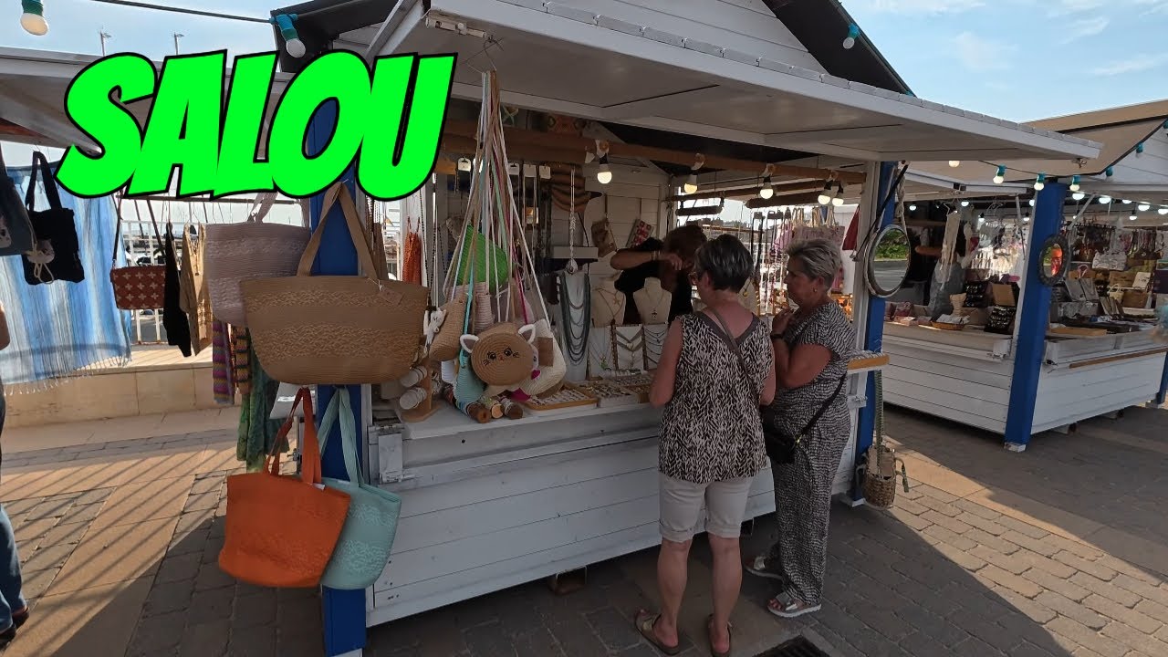 Relaxing Walk in Salou, Spain | Coastal Views & City Sounds [4K ASMR]