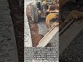 도로 가장자리 토사 정리 모터 그레이더 작업 #worker #process #grader #construction #heavyequipment