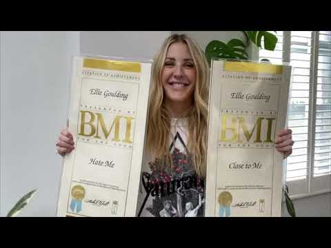 Ellie Goulding Wins Pop Awards for “Close To Me” & “Hate Me”  | 2020 BMI London Awards
