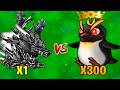 PVZ 1 Fusion 3.6 Challenge!! 1 Plants Fusion VS 300 Zombie Random - Who Will Win?a
