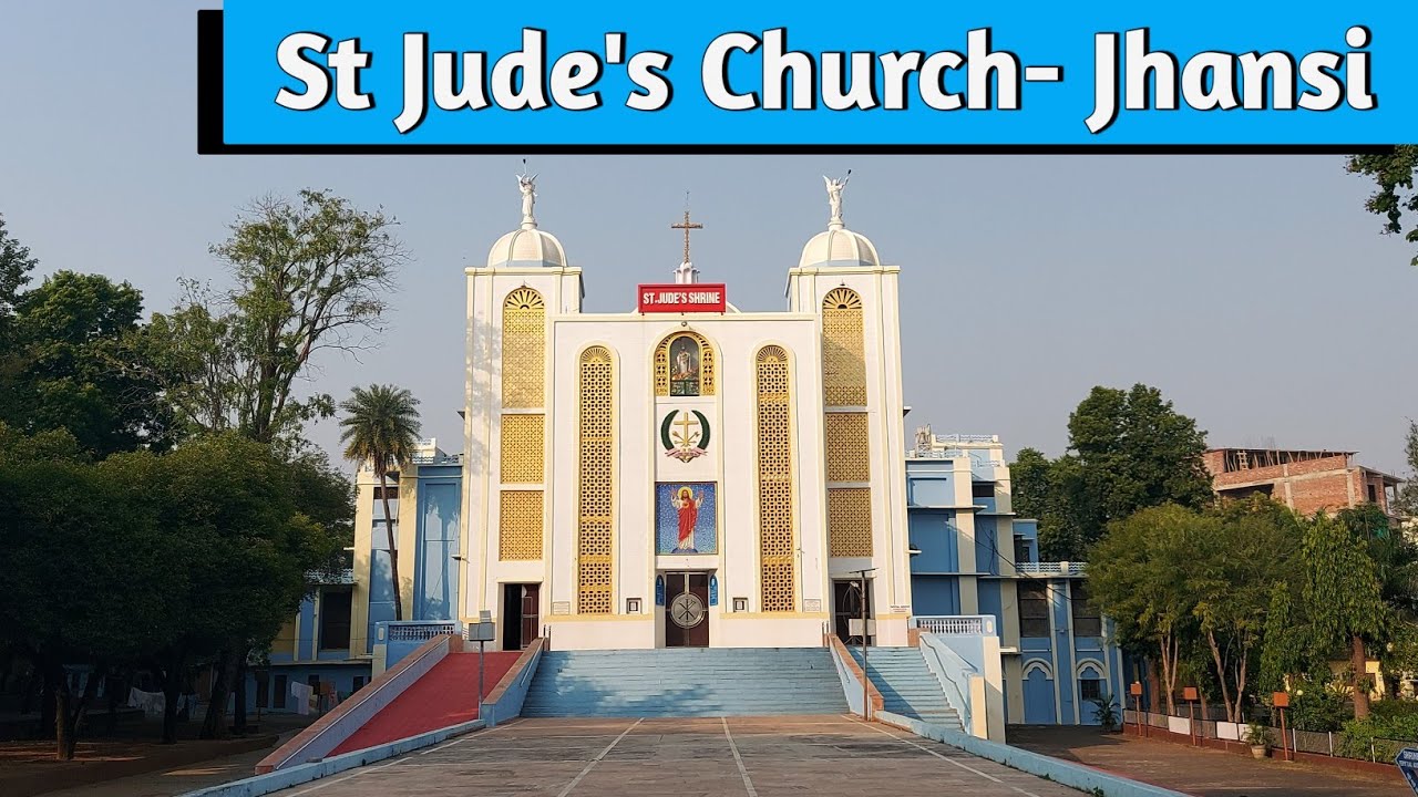 Biggest Church Of St Jude ✝️ | St Jude's Shrine In Jhansi | Famous Church In India