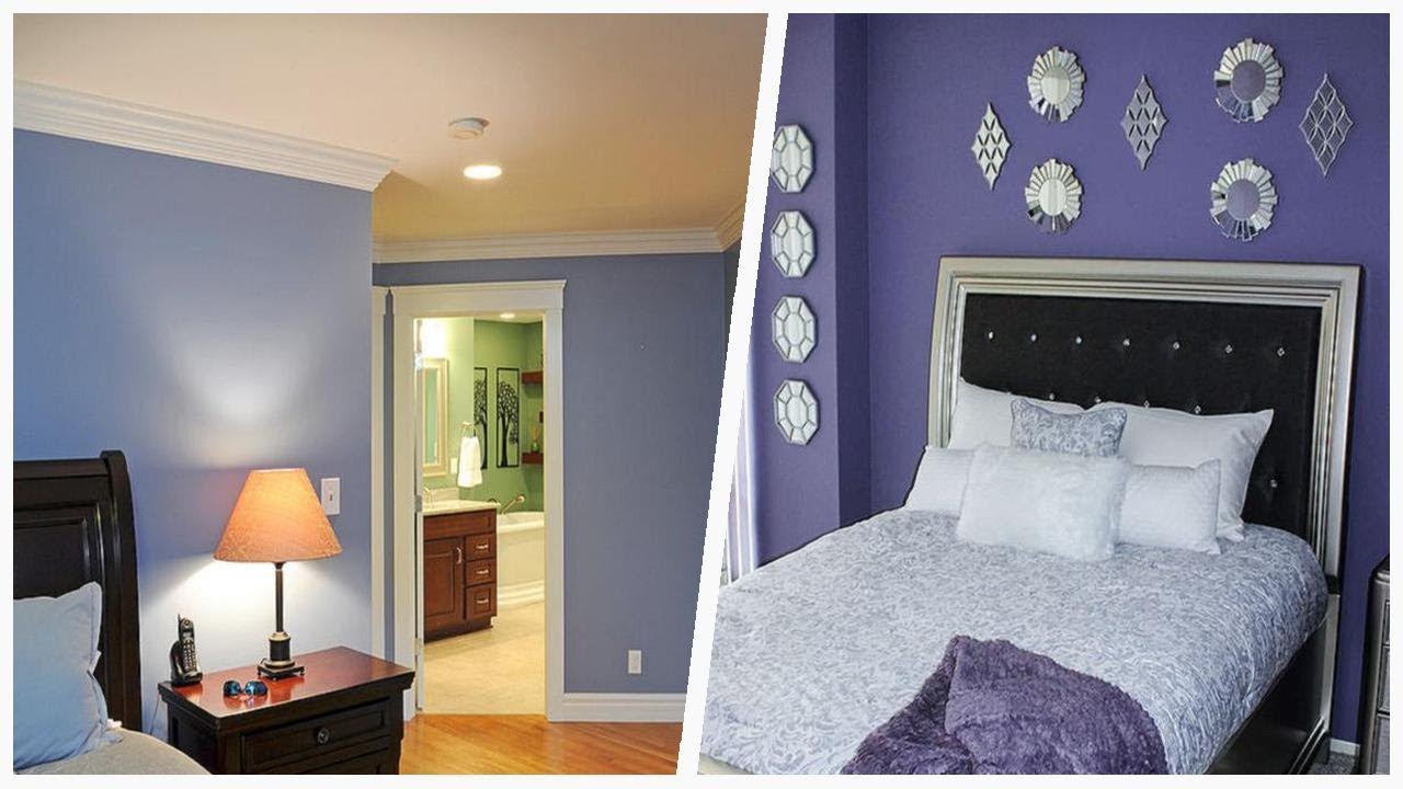 75 Beautiful Blue Bedroom With Purple Walls Design Ideas #1058 😍 - YouTube