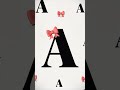 The letter A #edit