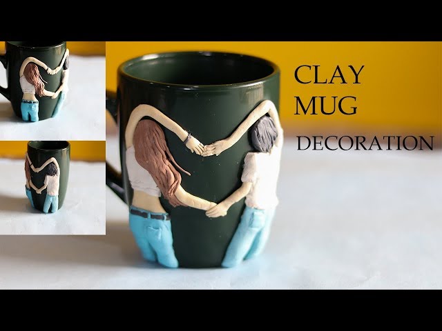 DIY Decorated Polymer Clay Mug Craft Kit / Box