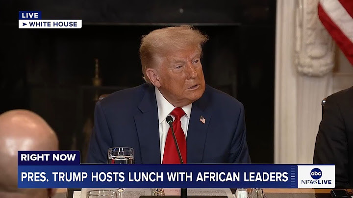 LIVE: Pres. Trump hosts lunch with African leaders at the White House