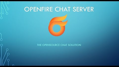 Openfire Chat Server: Firewall Configuration