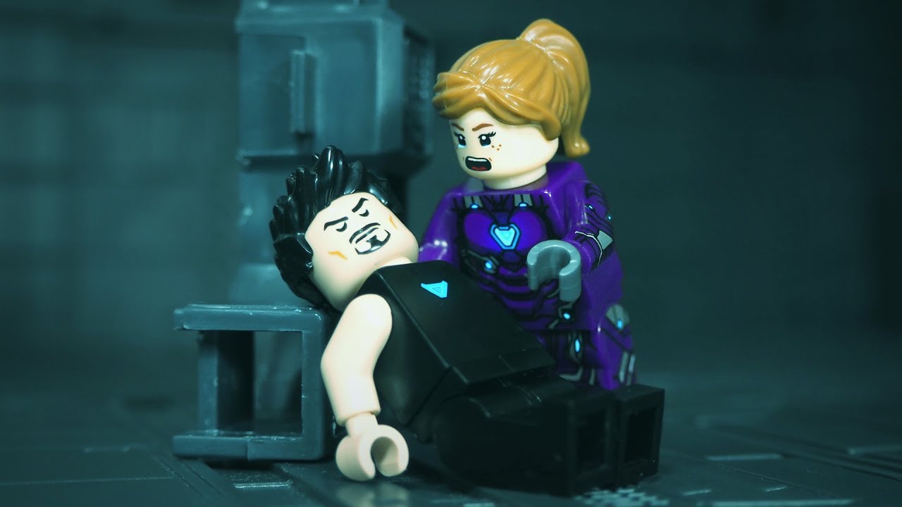 Avengers Endgame Pepper Potts Saves Tony Stark Lego YouTube