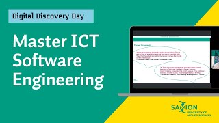 Digital Discovery Day | Master ICT: Software Engineering at Saxion