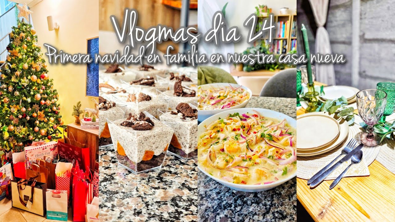 🎄VLOGMAS 24🎄 1° navidad en FAMILIA en nuestra CASA NUEVA 🥺🏡🫶🏼