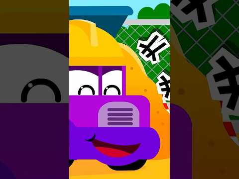 #shorts 자동차 반댓말 송 | 부릉부릉, 중장비 덤프 트럭 등장! | 커요 작아요 | 자동차 동요 | 어린이 인기동요 ★ 티디키즈