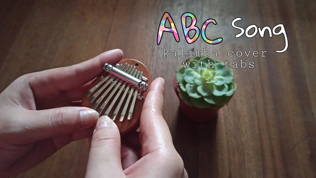 Abc Kalimba ABC Song 8 keys kalimba cover with tabs in standard tuning - YouTube