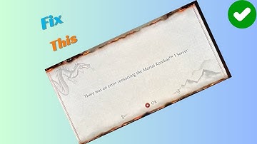 How to Fix “There was an error contacting the Mortal Kombat 1 server”