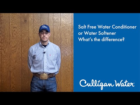 Vídeo: A Água Culligan contém sal?