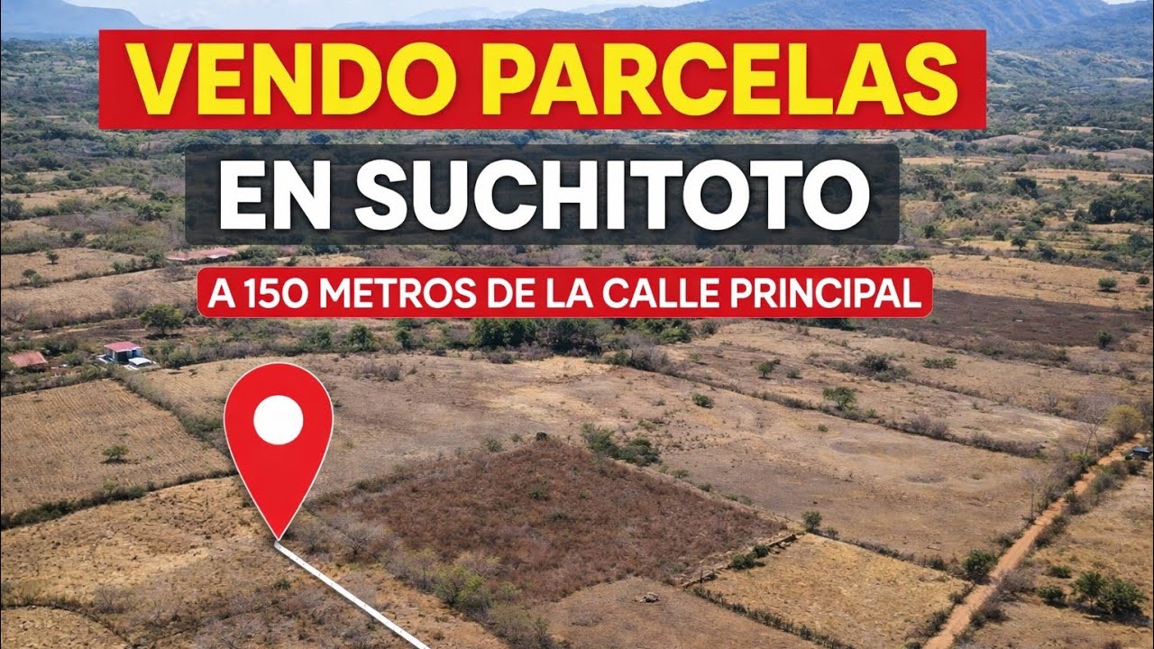 VENDO DOS PARCELAS EN COMUNIDAD LA MORA,  SUCHITOTO 🌱