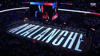 Представление &quot;Colorado Avalanche&quot; на первом домашнем матче открытия сезона NHL 2019/2020 (03/10/19)