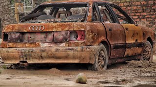 Restoring An Abandoned 1980 Audi Q8 After 30 Years Complete Vintage Car Revival