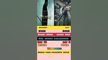 Jaat vs Sikander Office collection || #jaat #sunnydeol #pawarzone #sikandar  #day3