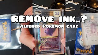 Removing ink from Pokémon Cards 🖊
