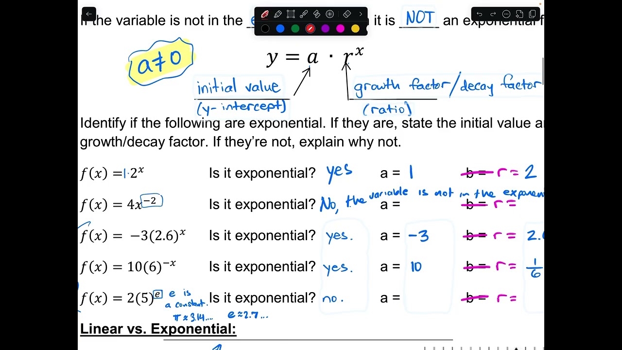 IM1 7.2 Exponential Functions