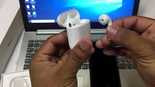 បើកប្រអប់ និងរបៀបភ្ជាប់ Apple airpods លើកដំបូង!