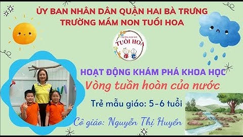 HĐKPKH VÒNG TUẦN HOÀN CỦA NƯỚC