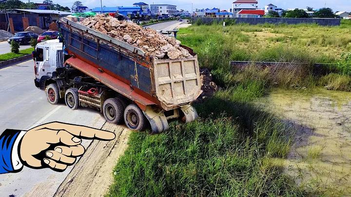 The First Start Massive Landfill Operations!! 25T Dump Trucks & SHANTUI Dozers in Full Power Earth..