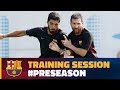 FC Barcelona training session: Morning workout at Ciutat Esportiva