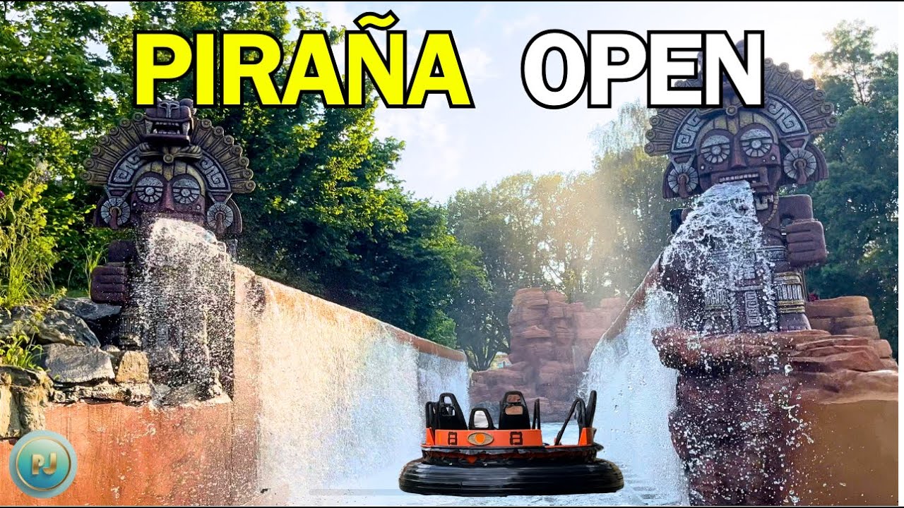 Piraña is OPEN! Beleef de Volledige ONRIDE! 🌊🎢 | Efteling 2024