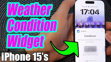 iPhone 15/15 Pro Max: How to Add The Weather Condition Widget To the Lock Screen