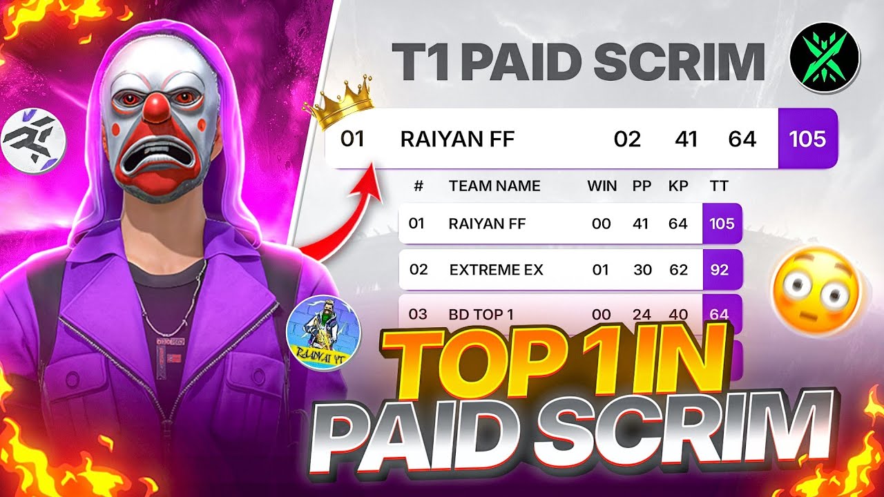 Did I Finally Won 🤯 My First T1 Scrims?🔥Prizepool ৳1,500,000 💵 Intense Lobby - Garena Free Fire 💀 