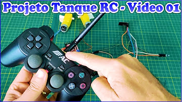Como Fazer Tanque de Controle Remoto - Controle PSII e Arduino - EP 01