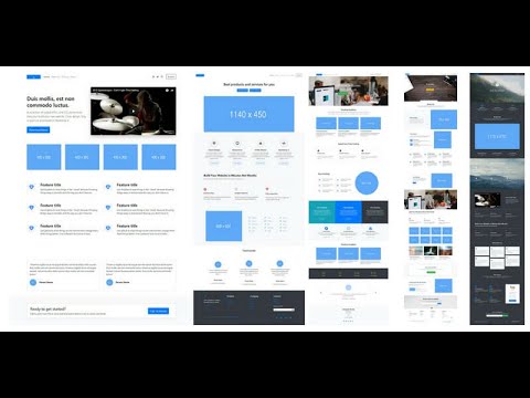 Blueprints app - Bootstrap 4 wireframes generator for Mac - working with templates