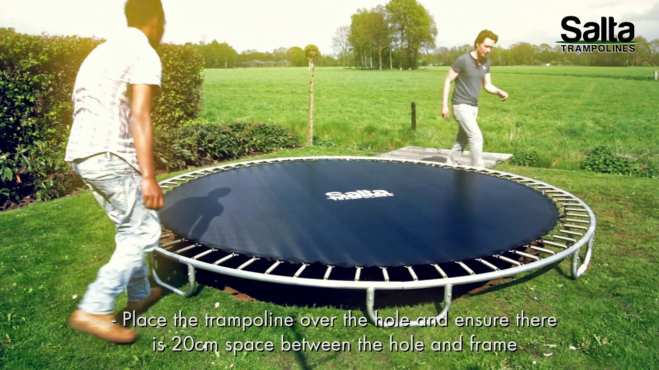 Salta Excellent Round trampolin - Samlevejledning -