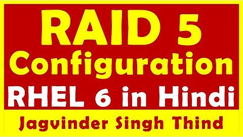 ✅ How to configure RAID 5 in Redhat Enterprise Linux 6 (RHEL6) in Hindi