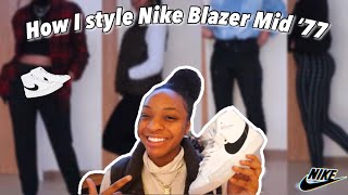 How To Style: Nike Blazer Mid '77 || 5 causal outfit ideas
