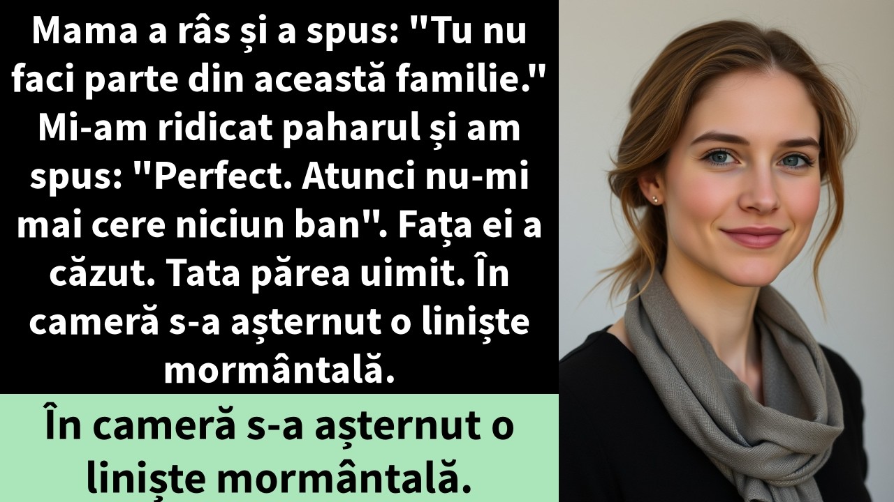 Mama a râs și a spus: 