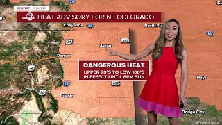Heat Advisory in effect this weekend