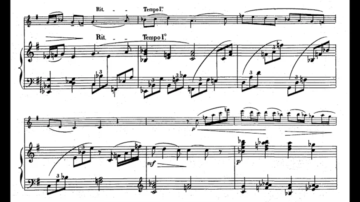 Philippe Gaubert - Madrigal (1908) [Score]