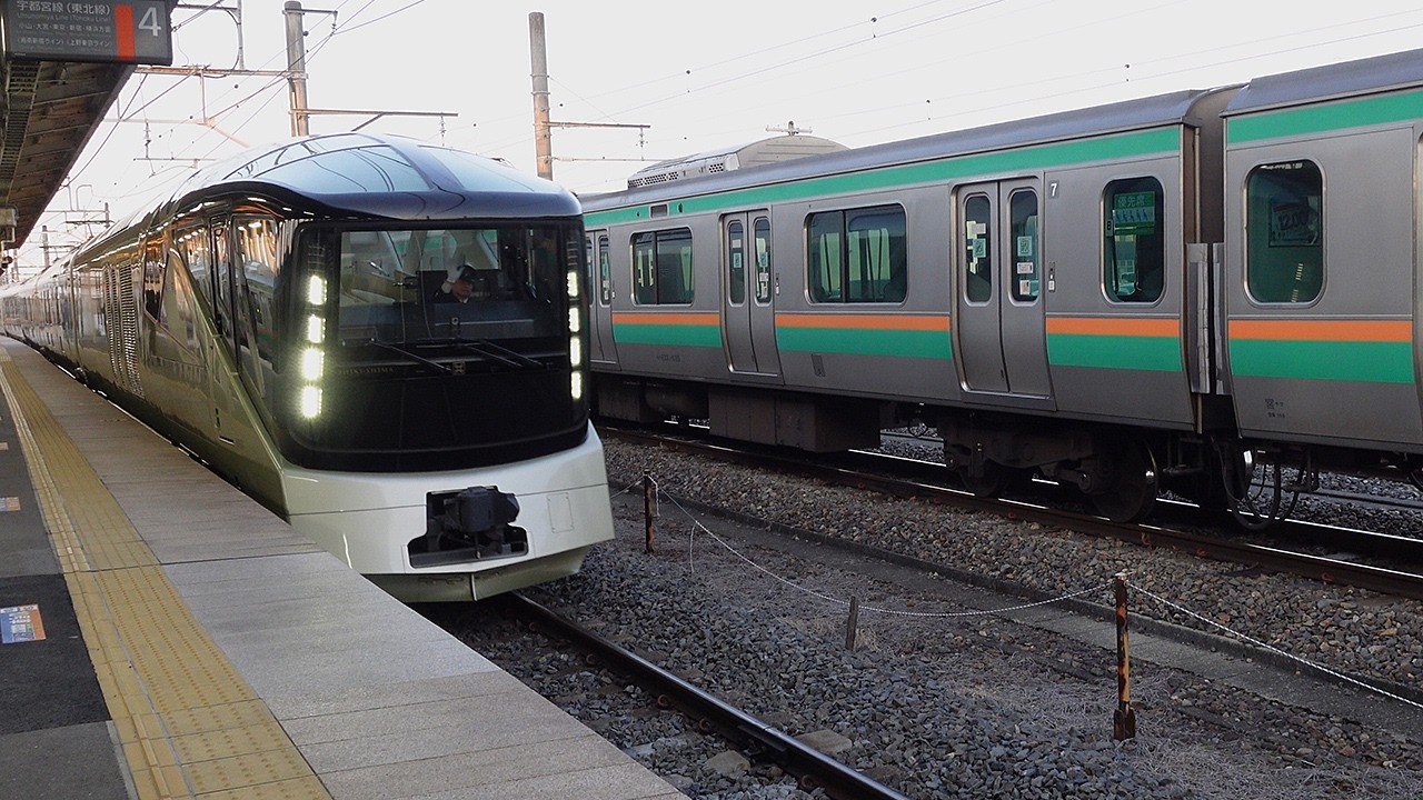 TRAIN SUITE 四季島 2026年2月28日 小金井駅4番線 入線・発車シーン