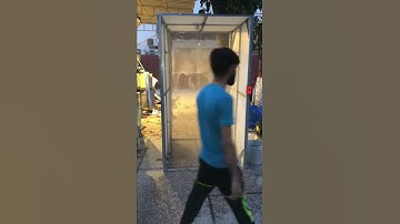 Body disinfectant walkthrough gate