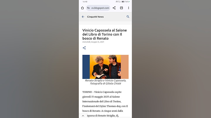 Vinicio Capossela al Salone del Libro di Torino con Il bosco di Renato