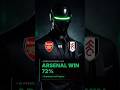 Arsenal vs Fulham — AI Prediction | THE AI HAS SPOKEN #arsenal