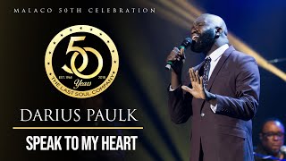 Video thumbnail of "Darius Paulk - "Speak To My Heart" (Malaco 50th Celebration)"