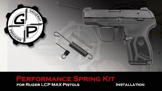 Ruger LCP MAX Performance Spring Kit Installation from Galloway Precision